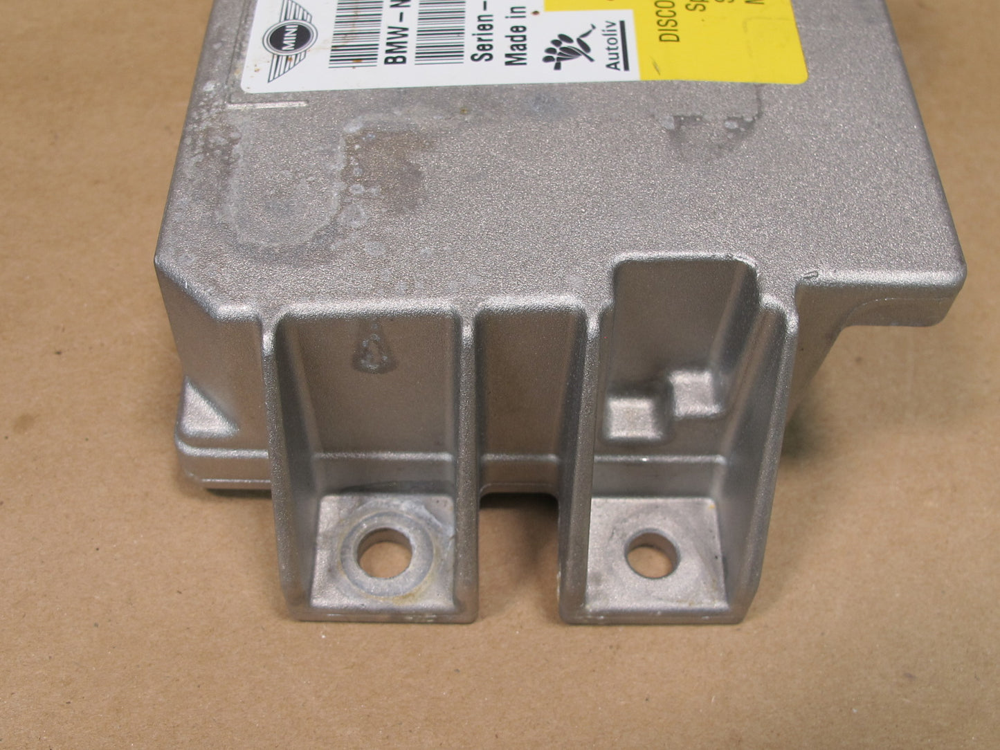 07-13 MINI COOPER R55 R56 SRS AIRBAG CONTROL MODULE UNIT 9808714 OEM