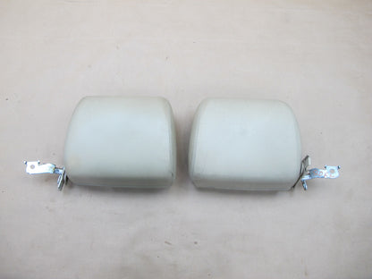 96-02 Mercedes R129 Sl-class Set of 2 Front Seat Leather Headrest OEM