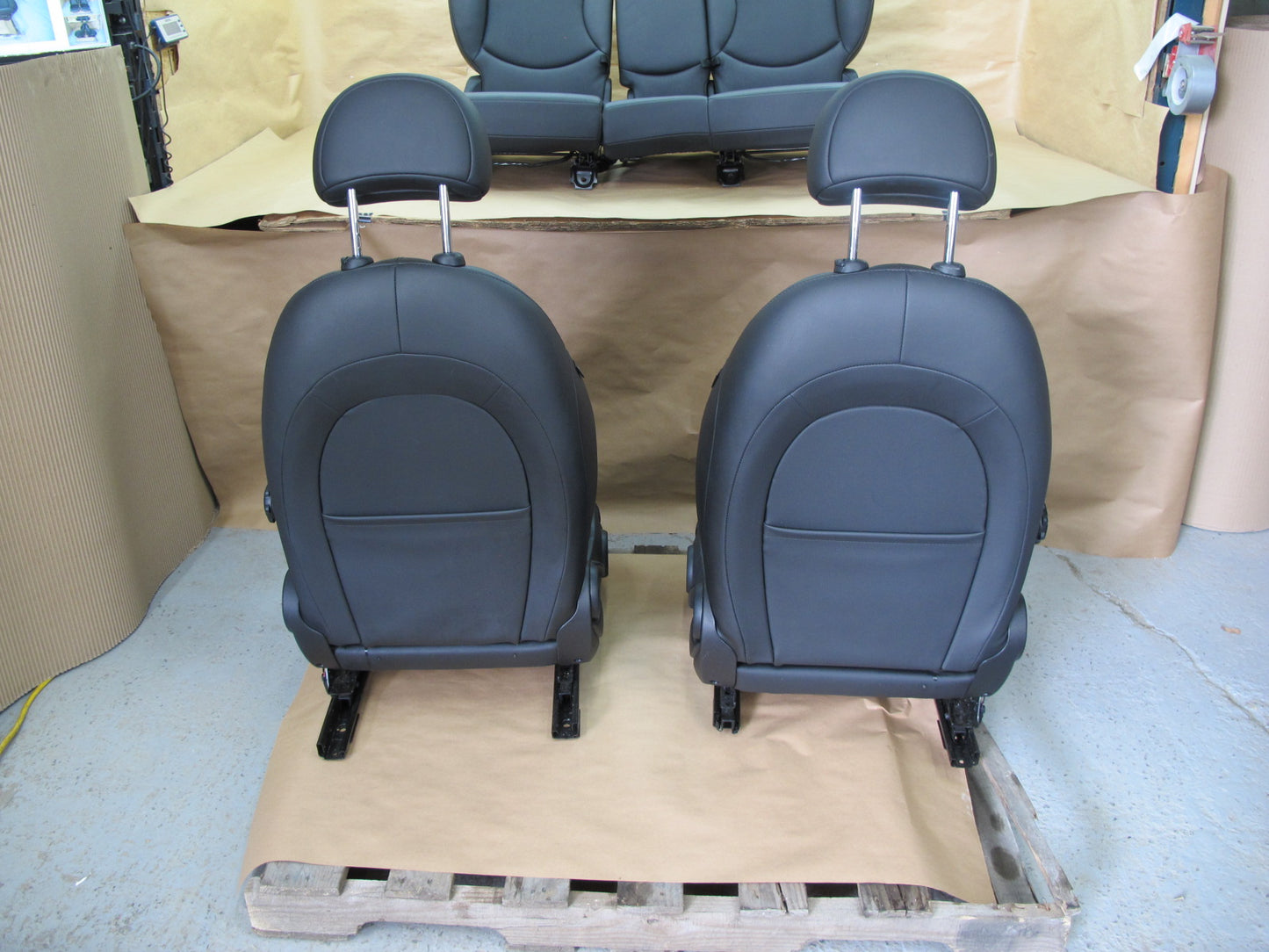 11-16 Mini Cooper R60 Countryman Set of 4 Front & Rear Leatherette Seat OEM