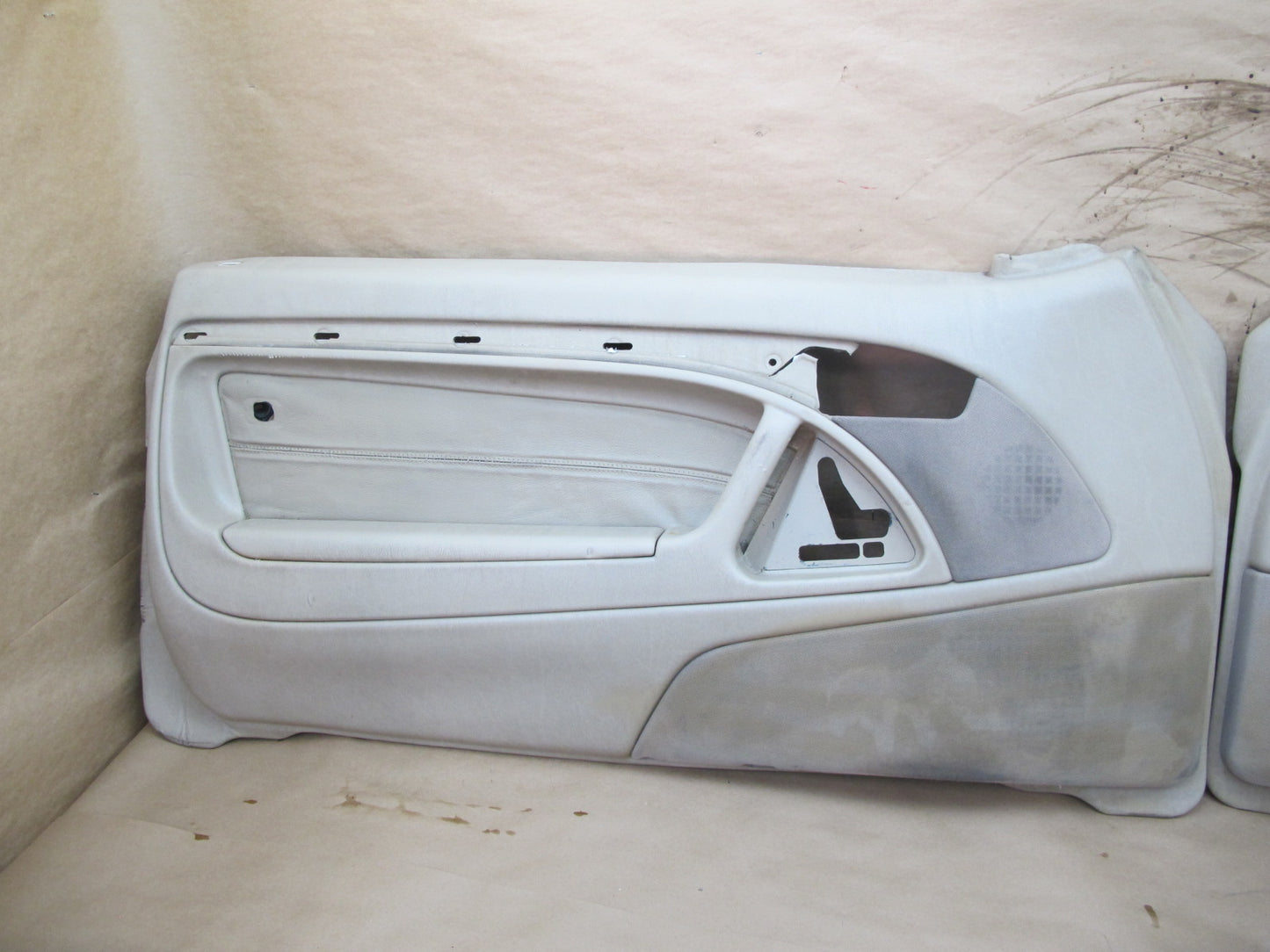 96-98 Mercedes R129 Sl-class Set of 2 Ront Door Interior Trim Cover Panel OEM