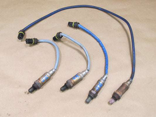 96-98 Mercedes R129 SL500 Set of 4 Exhaust Oxygen O2 Lambda Sensor OEM