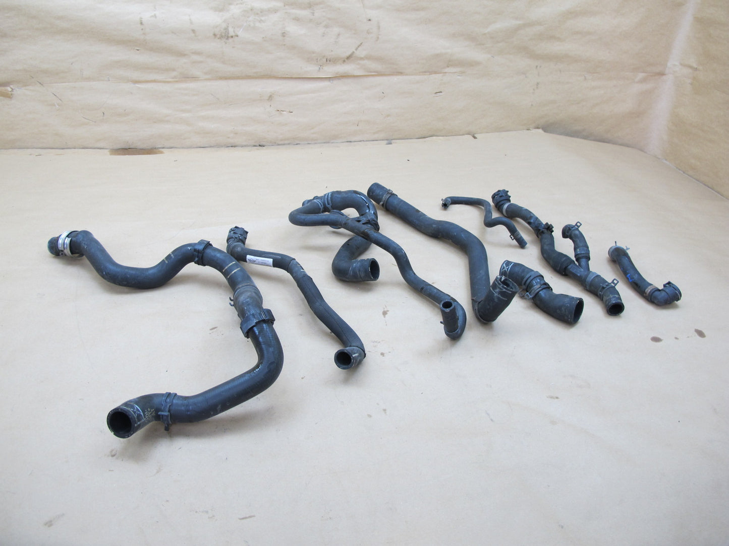 11-16 Mini Cooper R61 R60 N18 Set of 5 Engine Coolant Hose Pipe Line OEM