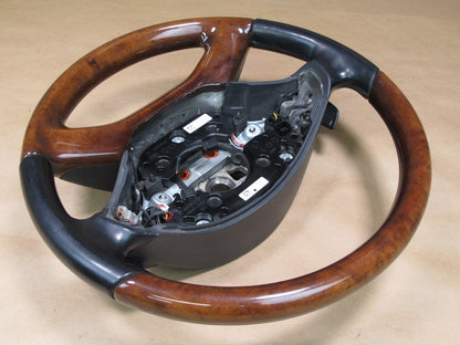 10-13 Mercedes W221 S-class Leather Wood Steering w Paddles OEM
