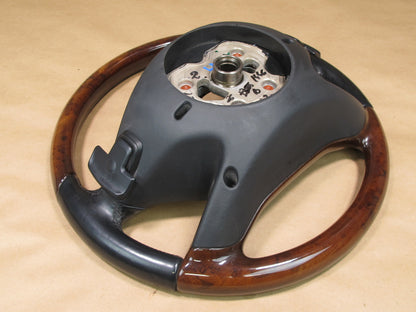 10-13 Mercedes W221 S-class Leather Wood Steering w Paddles OEM