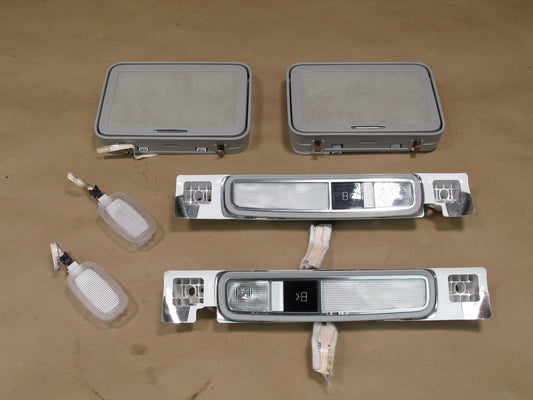 07-13 Mercedes W221 S-class Rear Overhead Dome Reading Light Lamp Set OEM
