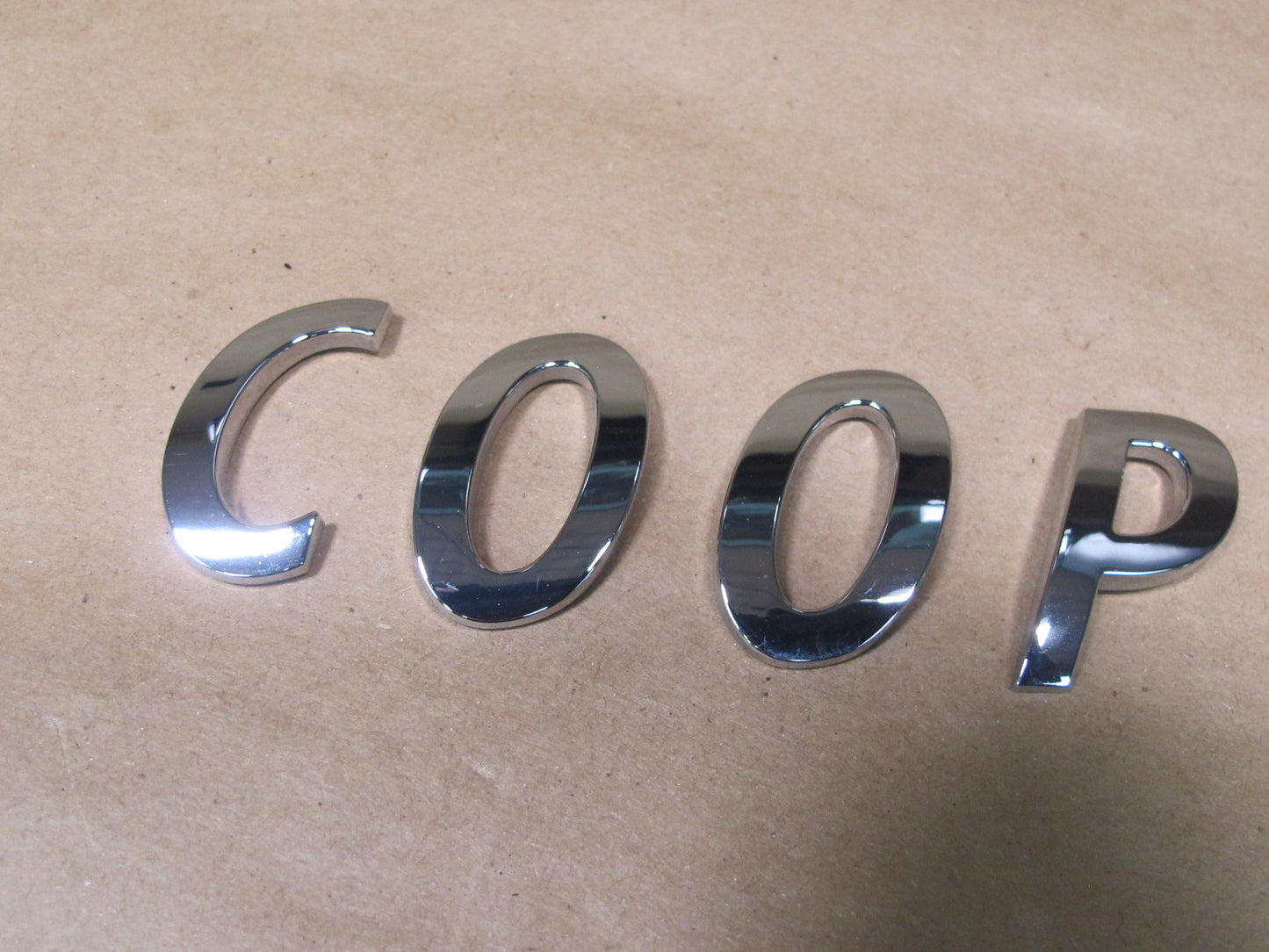 11-16 Mini Cooper S Countryman R60 Rear Trunk Emblem Logo Symbol Set OEM