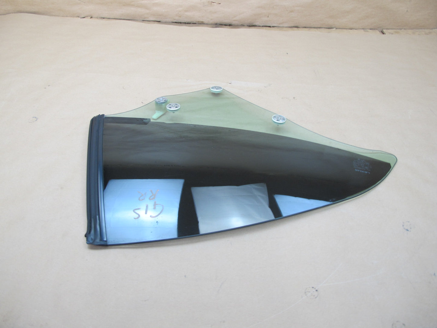 10-15 Lexus IS350 Convertible Rear Right Passenger Side Quarter Window Glass