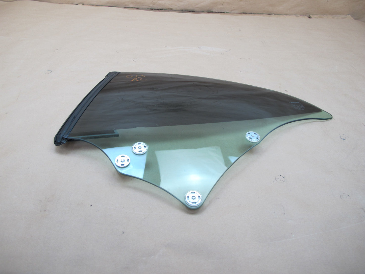 10-15 Lexus IS350 Convertible Rear Left Driver Side Quarter Window Glass