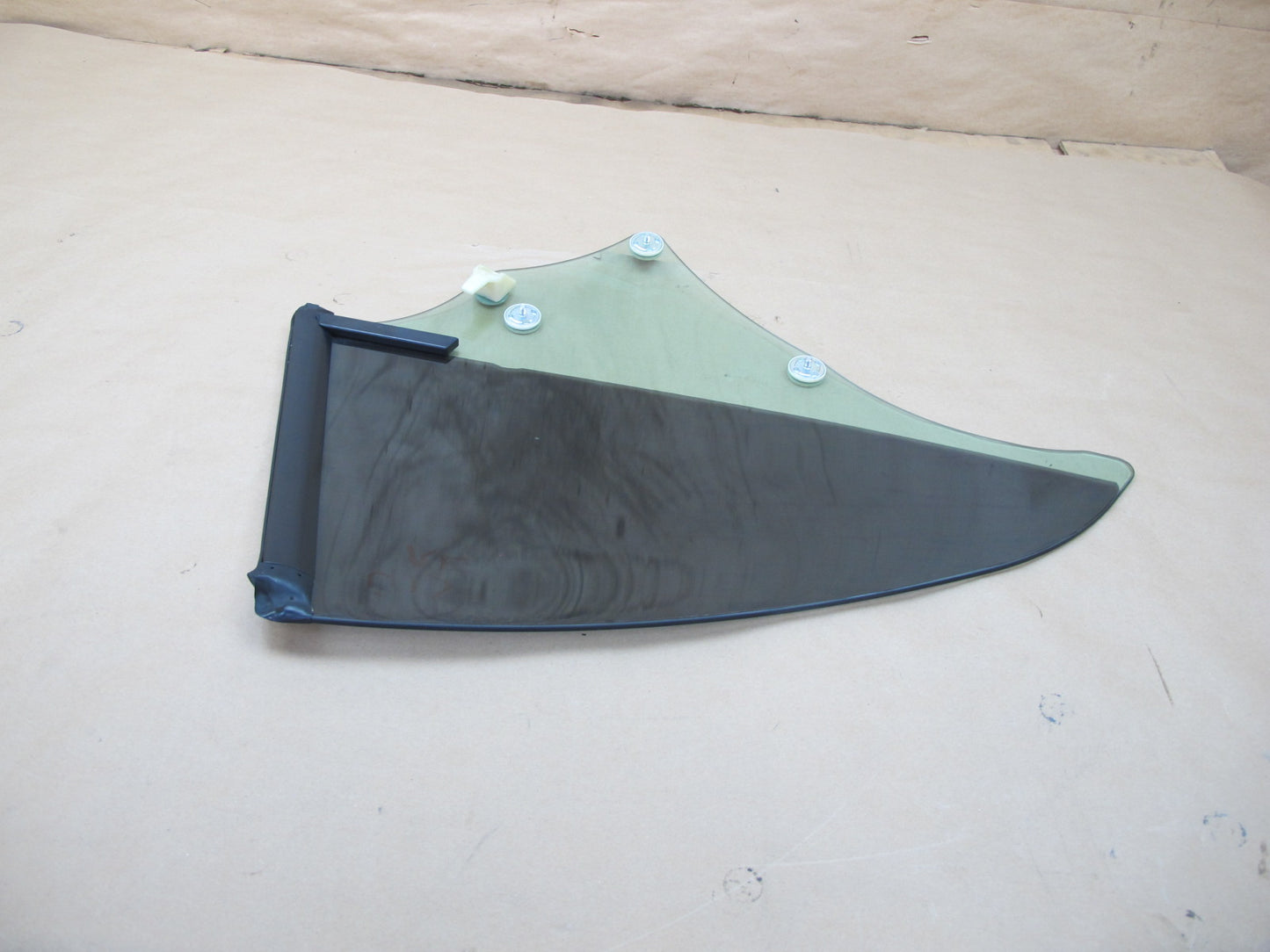 10-15 Lexus IS350 Convertible Rear Left Driver Side Quarter Window Glass