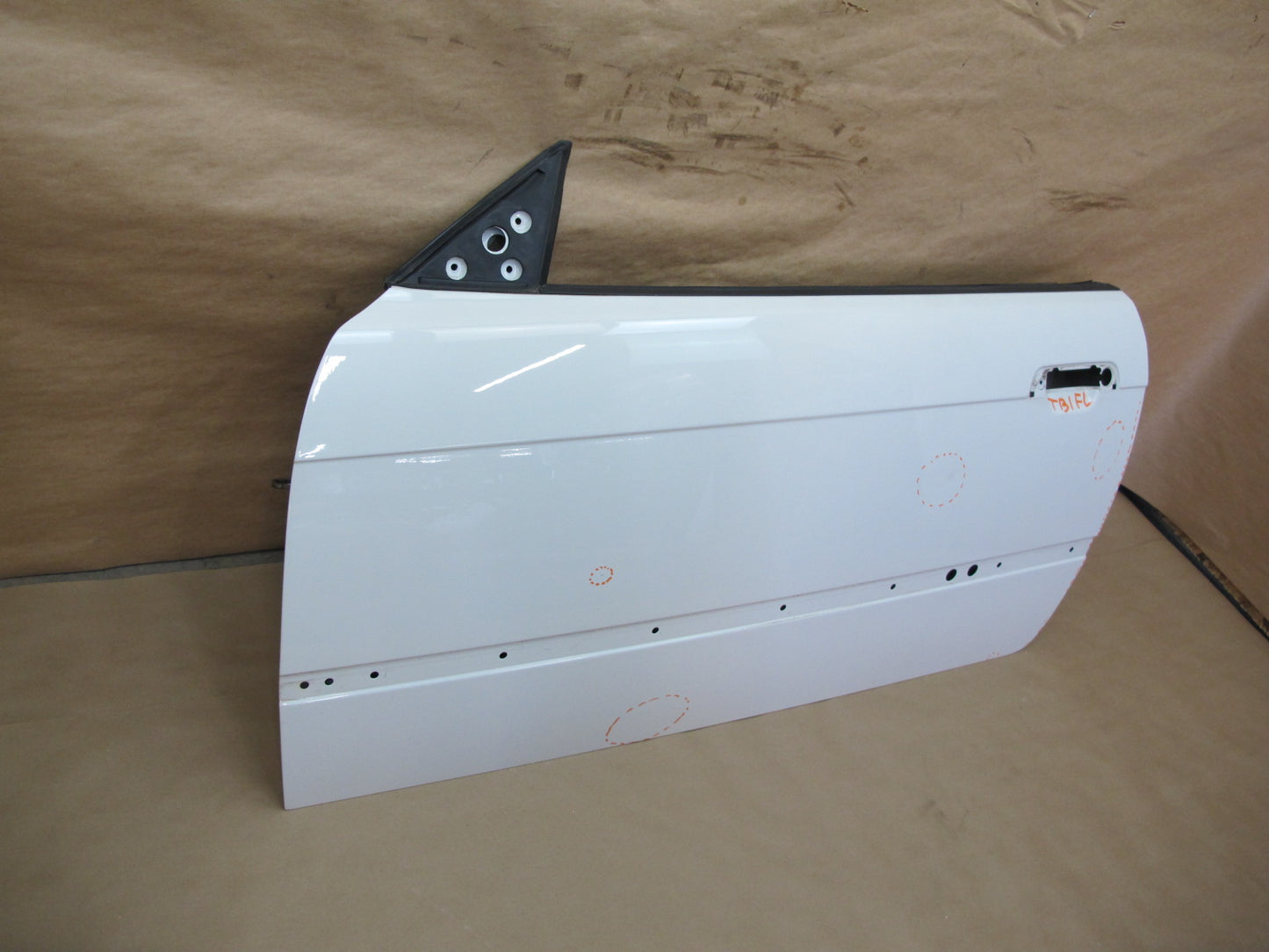 94-99 BMW E36 Coupe Convertible Left Driver Door Shell Panel White OEM