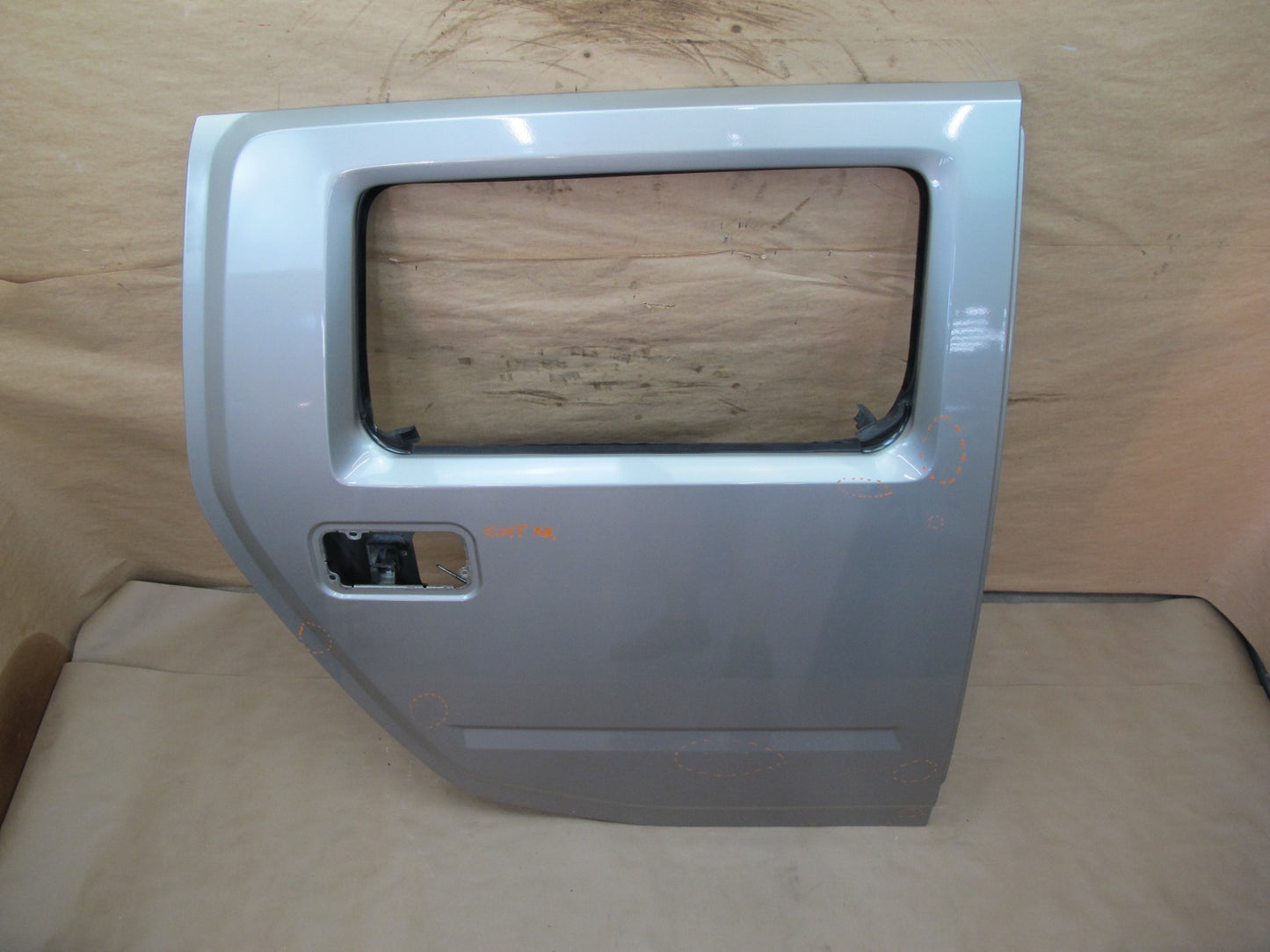 2003-2009 Hummer H2 Rear Right Passenger Side Exterior Door Shell Panel Silver