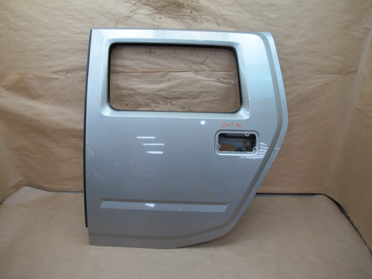 2003-2009 Hummer H2 Rear Left Driver Side Exterior Door Shell Panel Silver