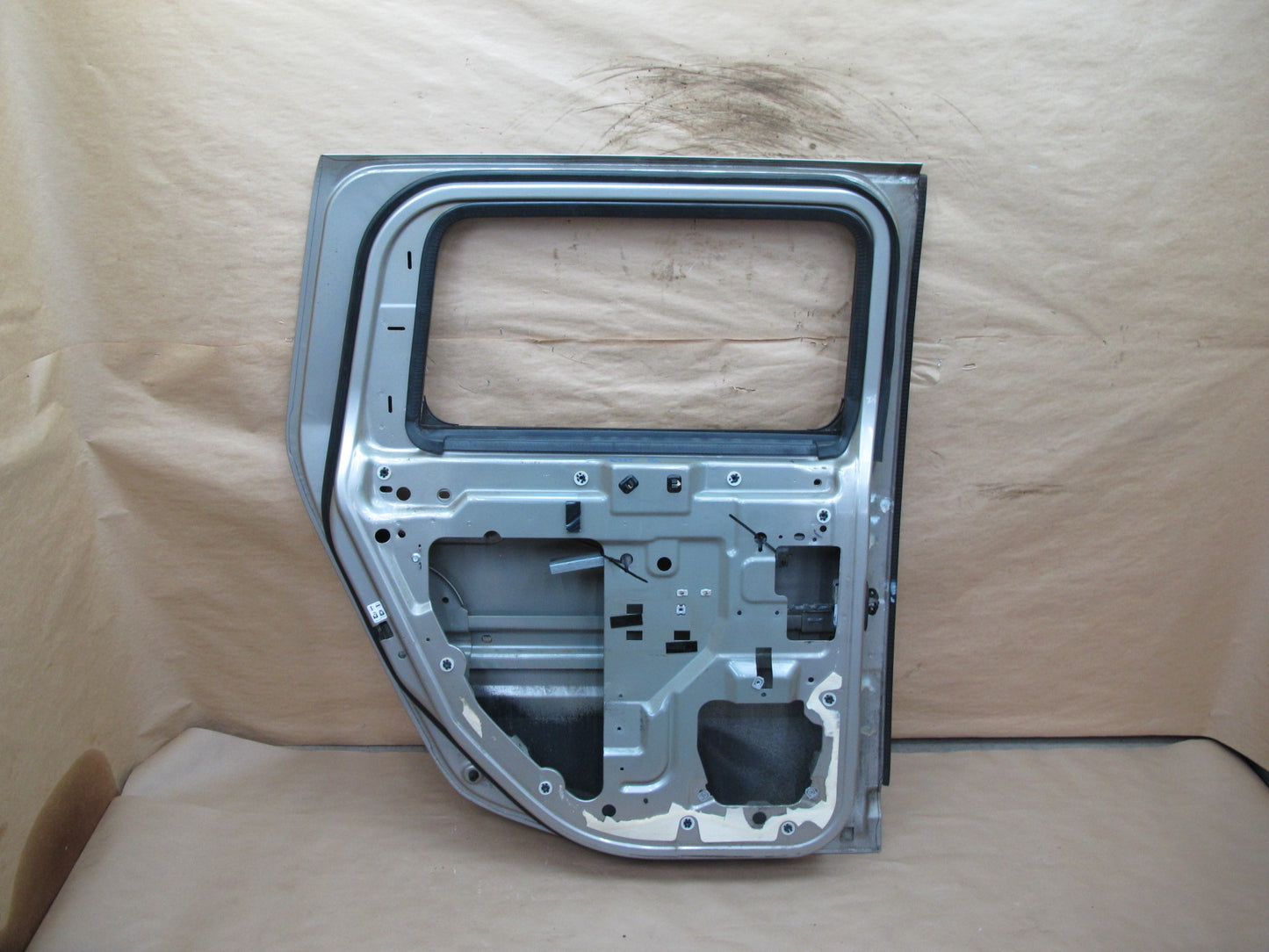 2003-2009 Hummer H2 Rear Left Driver Side Exterior Door Shell Panel Silver