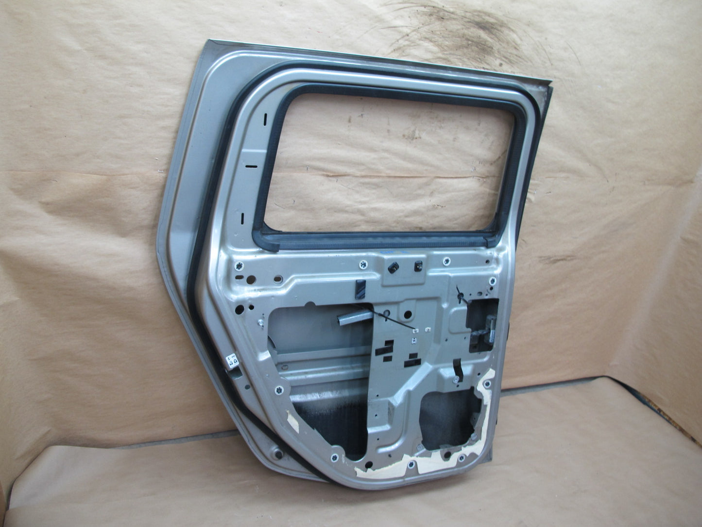 2003-2009 Hummer H2 Rear Left Driver Side Exterior Door Shell Panel Silver