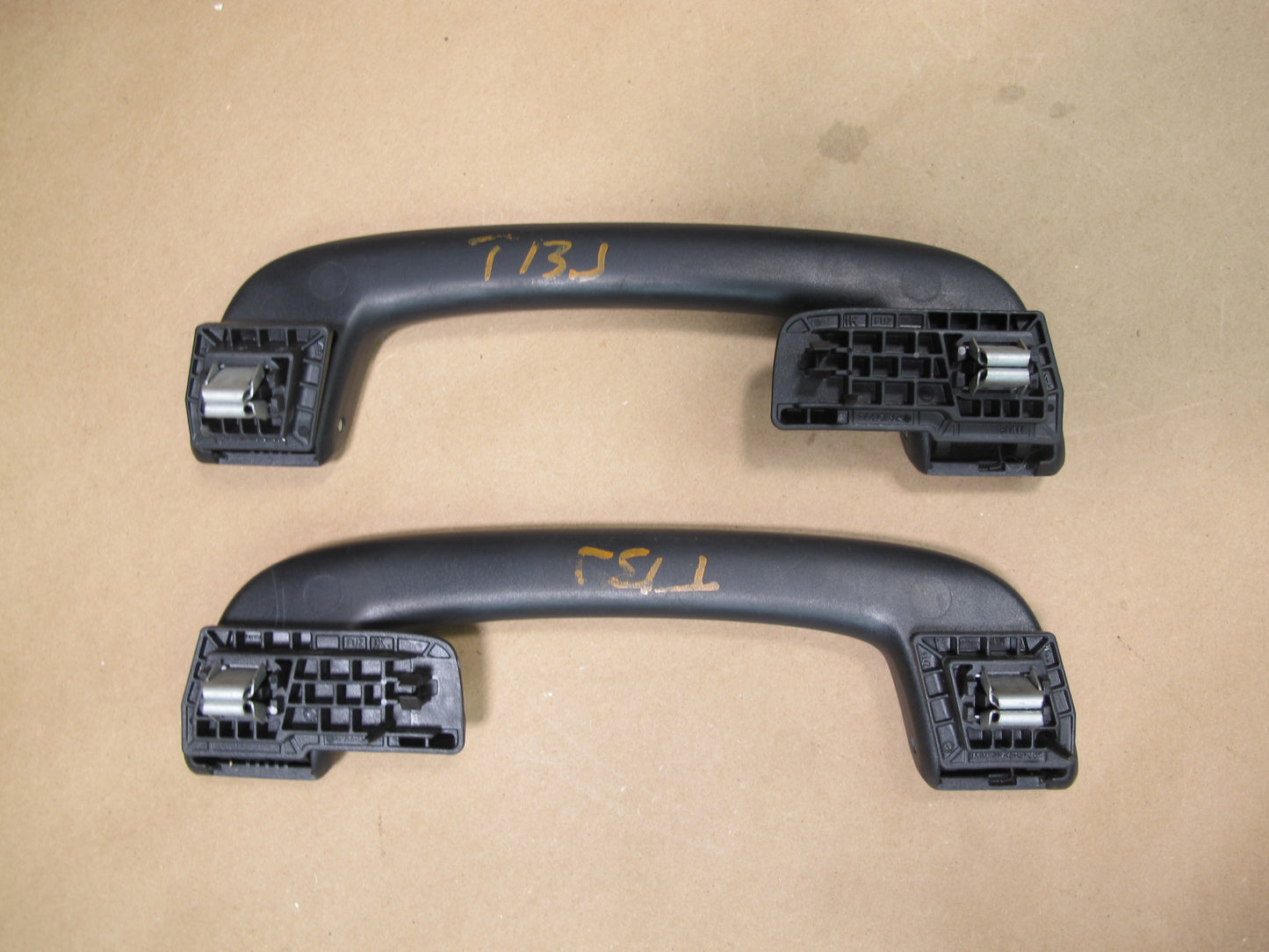 12-18 BMW F30 F31 Set of 4 Front & Rear Overhead Roof Grab Handle Black OEM