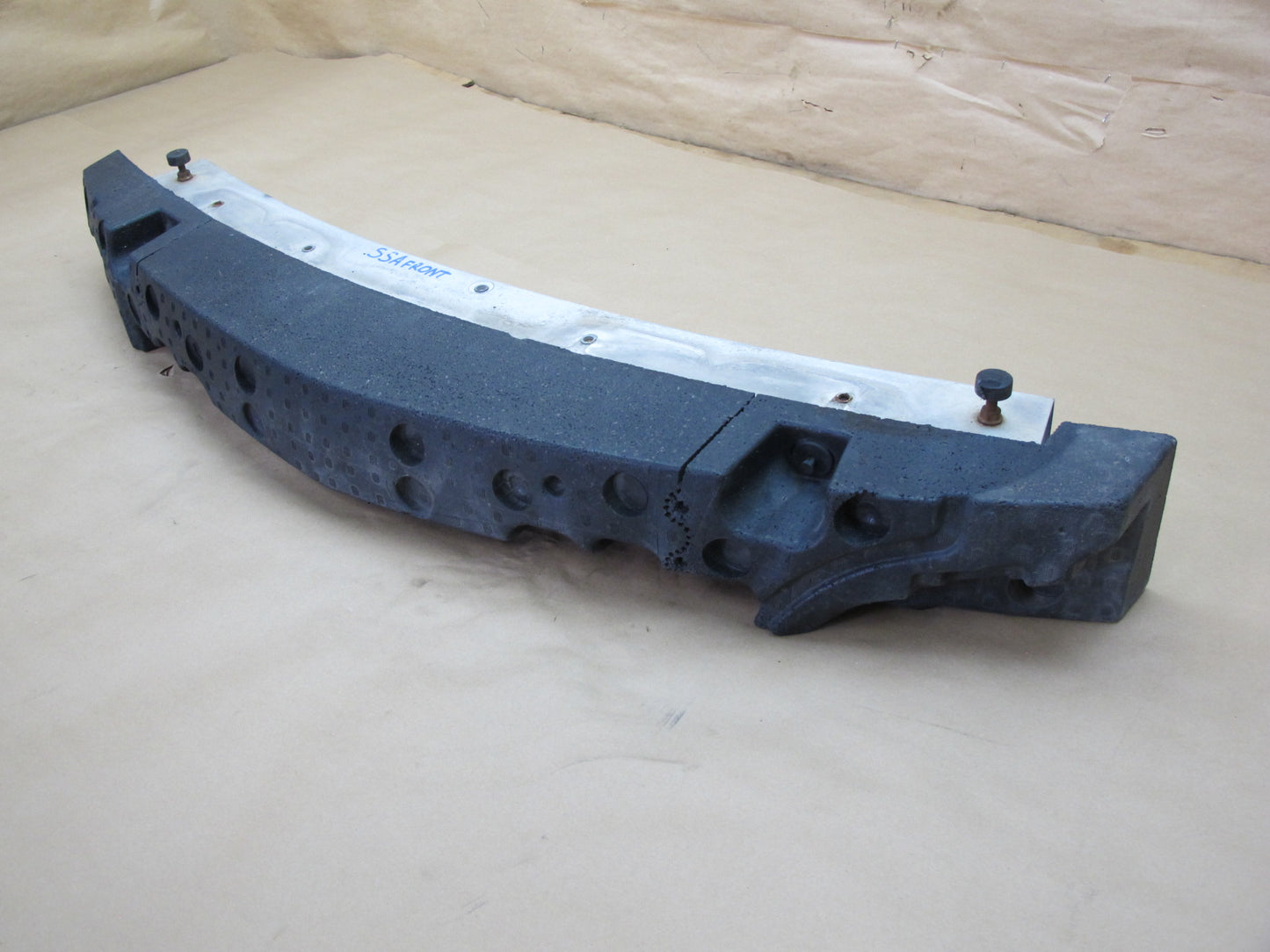 07-10 Saturn SKY Front Bumper Reinforcement Impact Bar & Foam Absorber OEM