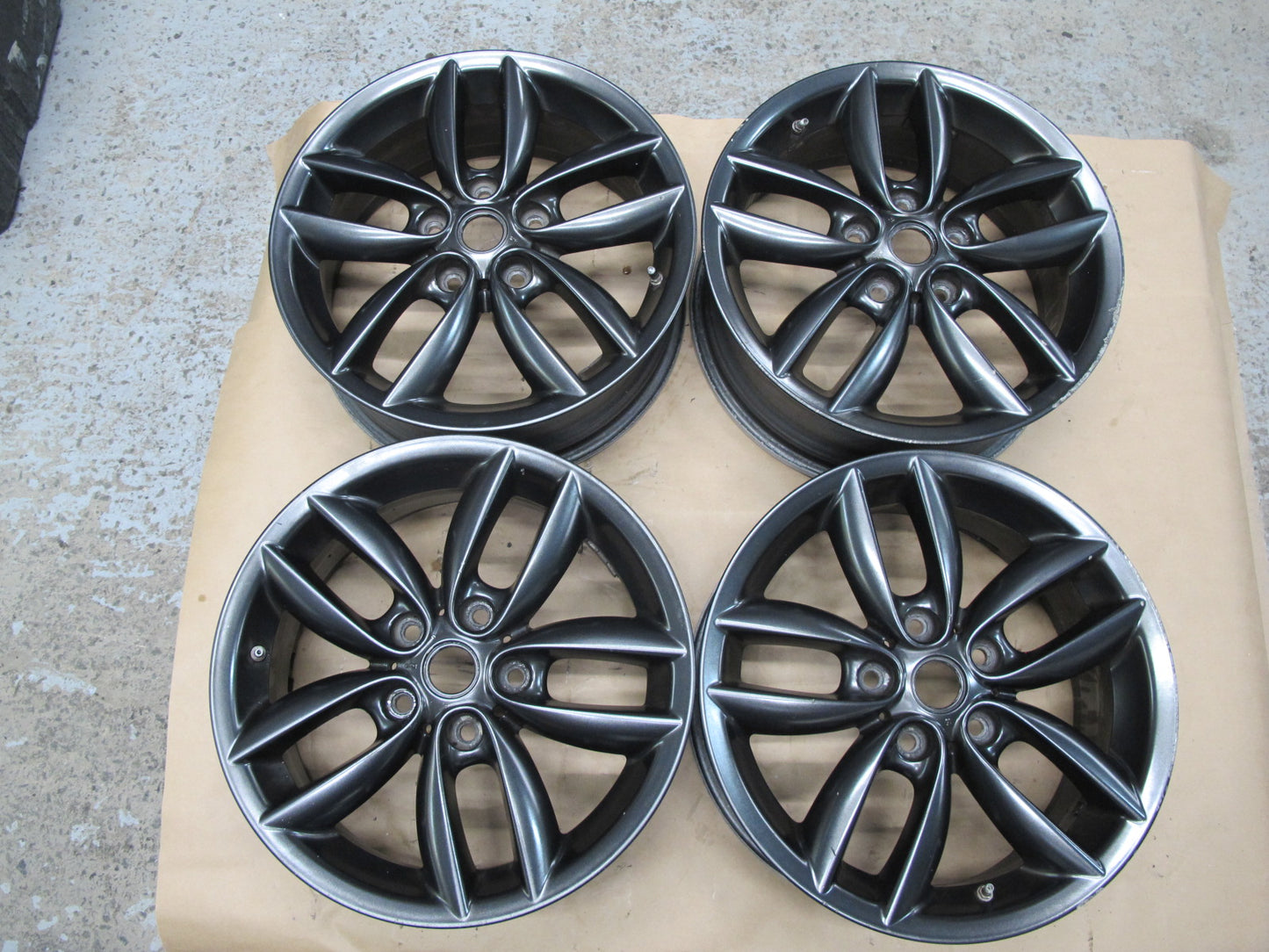 11-16 Mini Cooper R60 R61 Set of 4  17" Wheel Rim 17x7J ET50 w Sensors OEM