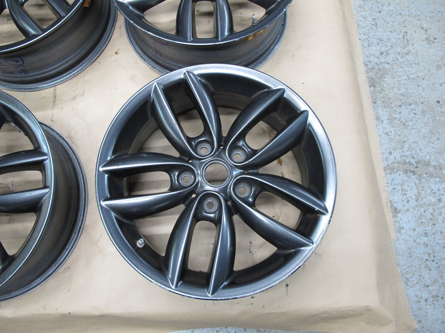 11-16 Mini Cooper R60 R61 Set of 4  17" Wheel Rim 17x7J ET50 w Sensors OEM