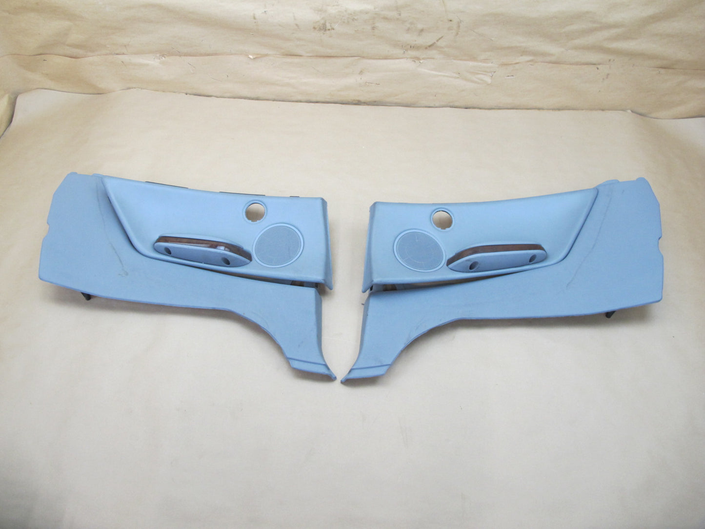 01-06 BMW E46 Convertible Set of 4 Rear Quarter Interior Trim Cover Panel OEM