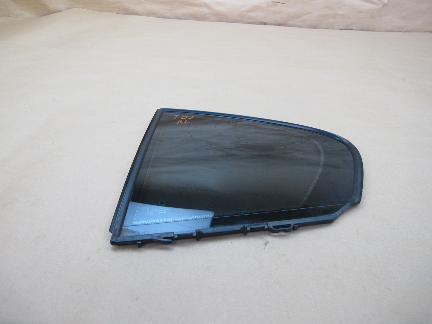 12-18 BMW F30 F80 3-SERIES Sedan Rear Left  Door Fixed Glass Window OEM