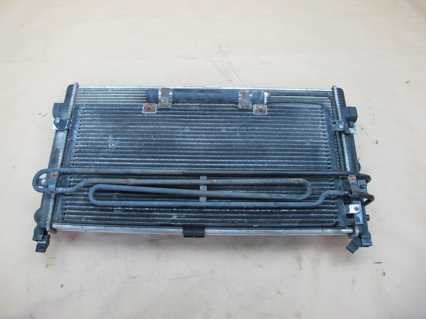 99-03 VW Eurovan T4 2.8L Engine Radiator w A/C Condenser & Oil Cooler OEM