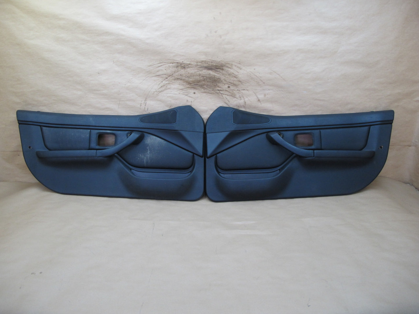 01-02 BMW E36/7 Z3 Roadster Set of 2 Front Door Interior Trim Cover Panel OEM