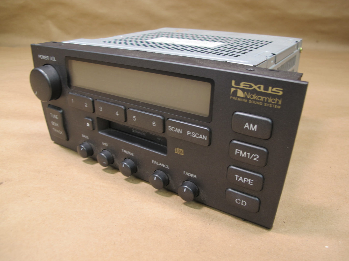 98-00 Lexus LS400 Radio Stereo Cassette Player Head Unit 86120-50570 OEM