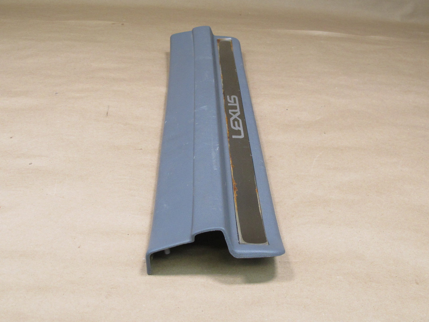 98-00 Lexus UCF20 LS400 Set of 2 Rear Door Scuff Sill Plate Trim Gray OEM