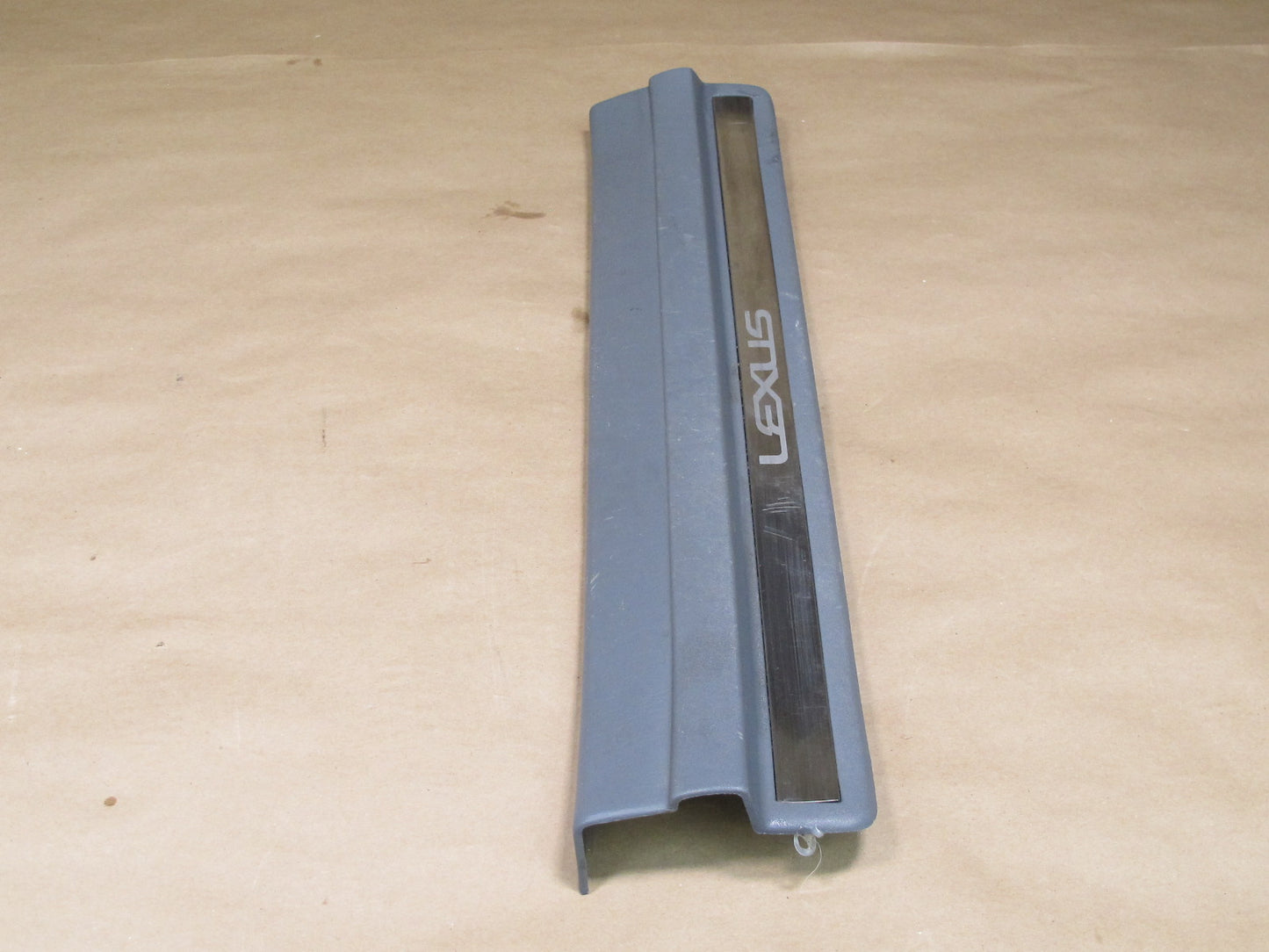 98-00 Lexus UCF20 LS400 Set of 2 Rear Door Scuff Sill Plate Trim Gray OEM