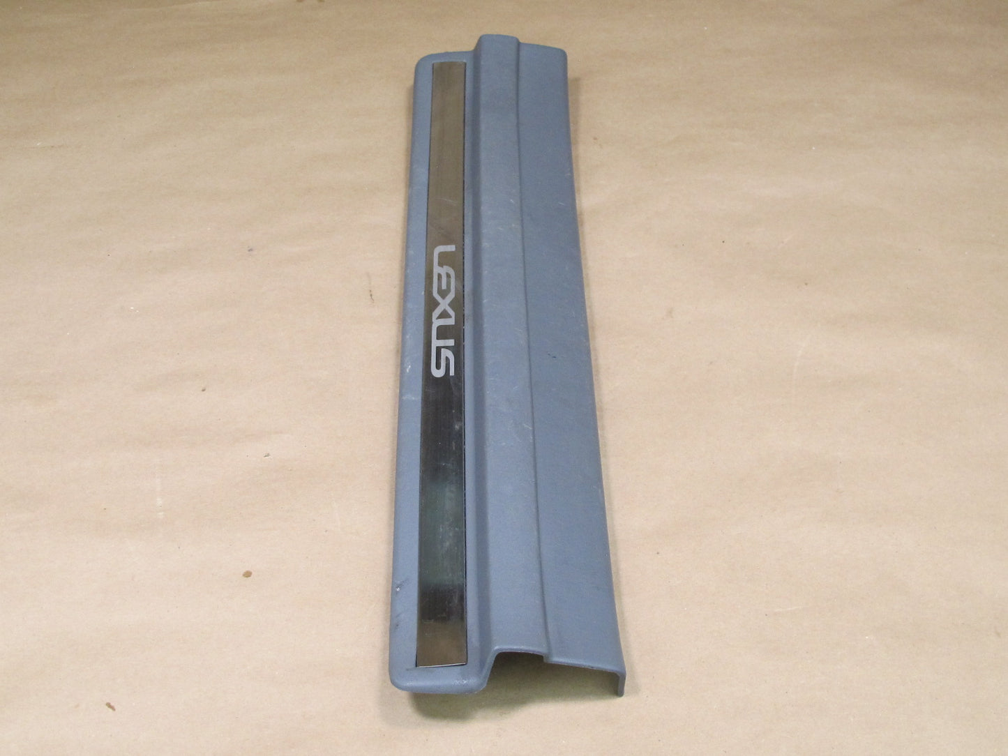 98-00 Lexus UCF20 LS400 Set of 2 Rear Door Scuff Sill Plate Trim Gray OEM