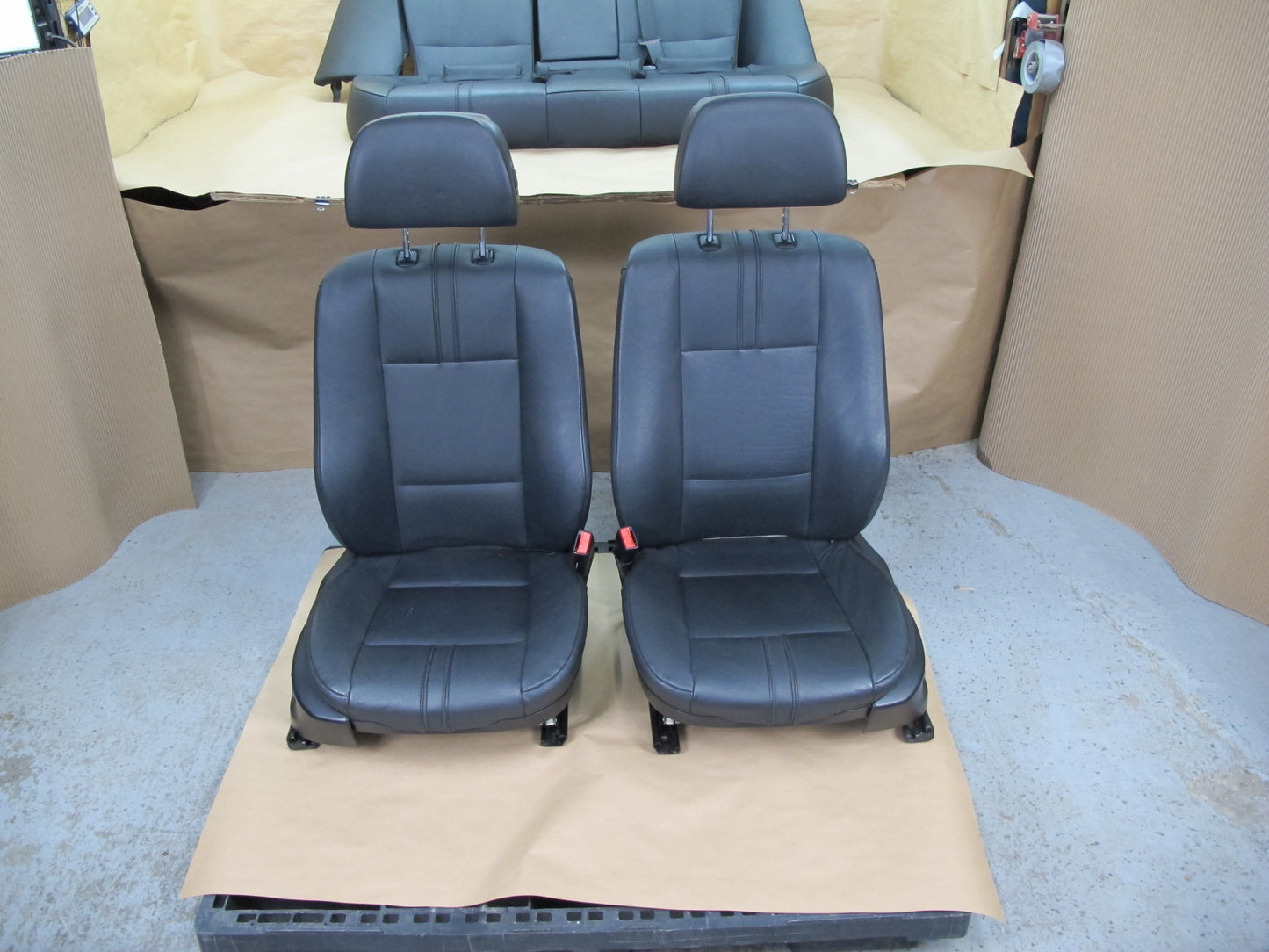 07-10 BMW E83 X3 Front & Rear Complete Heated Memory Leather Seat Set OEM