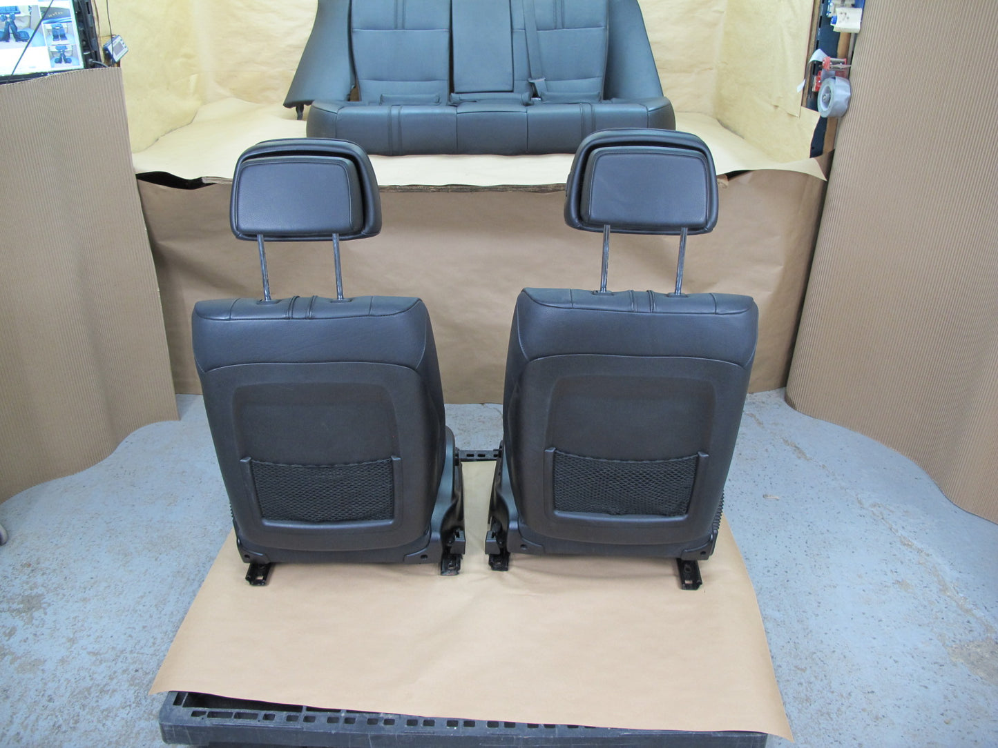 07-10 BMW E83 X3 Front & Rear Complete Heated Memory Leather Seat Set OEM