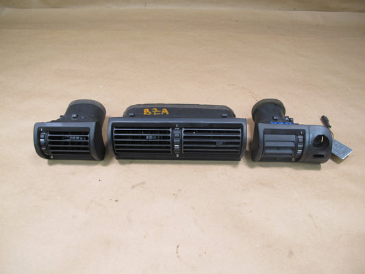 96-02 BMW E36/7 Z3 Set of 3 Dash Left Right Center Air Vent Black OEM