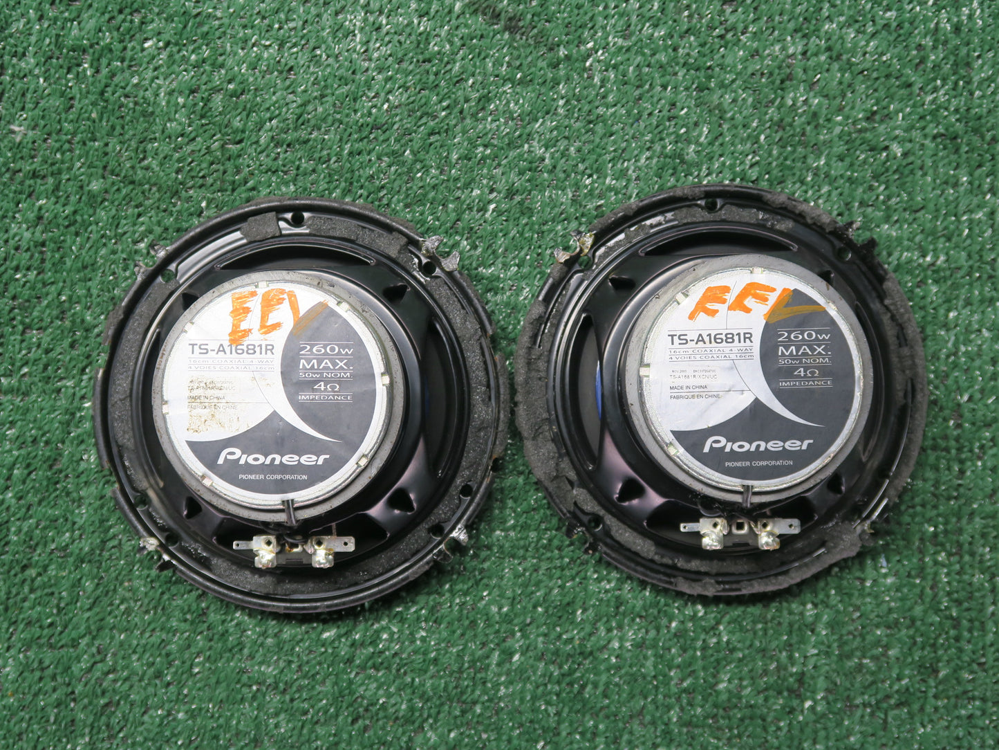 Pioneer TS-A1681R 6.5" 4-way Coaxial Car Speakers Set of 2