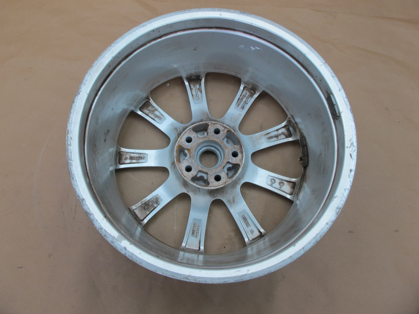 05-12 Maserati Quattroporte M139 Front R19" 9 Spoke Wheel Rim 19X8.5J OEM