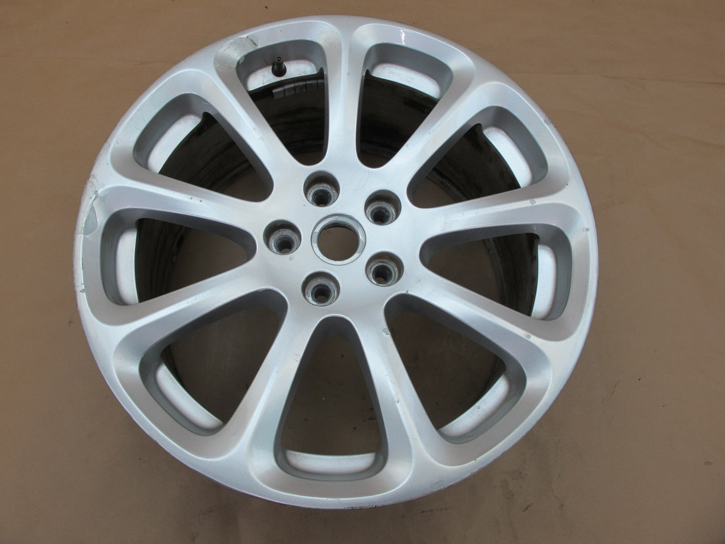 05-12 Maserati Quattroporte M139 Rear R19" 9 Spoke Wheel Rim 19X10.5J OEM