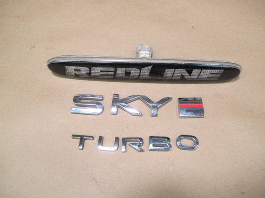 07-10 Saturn SKY Redline Turbo Rear Emblem Logo Badge 3RD Brake Light Set OEM