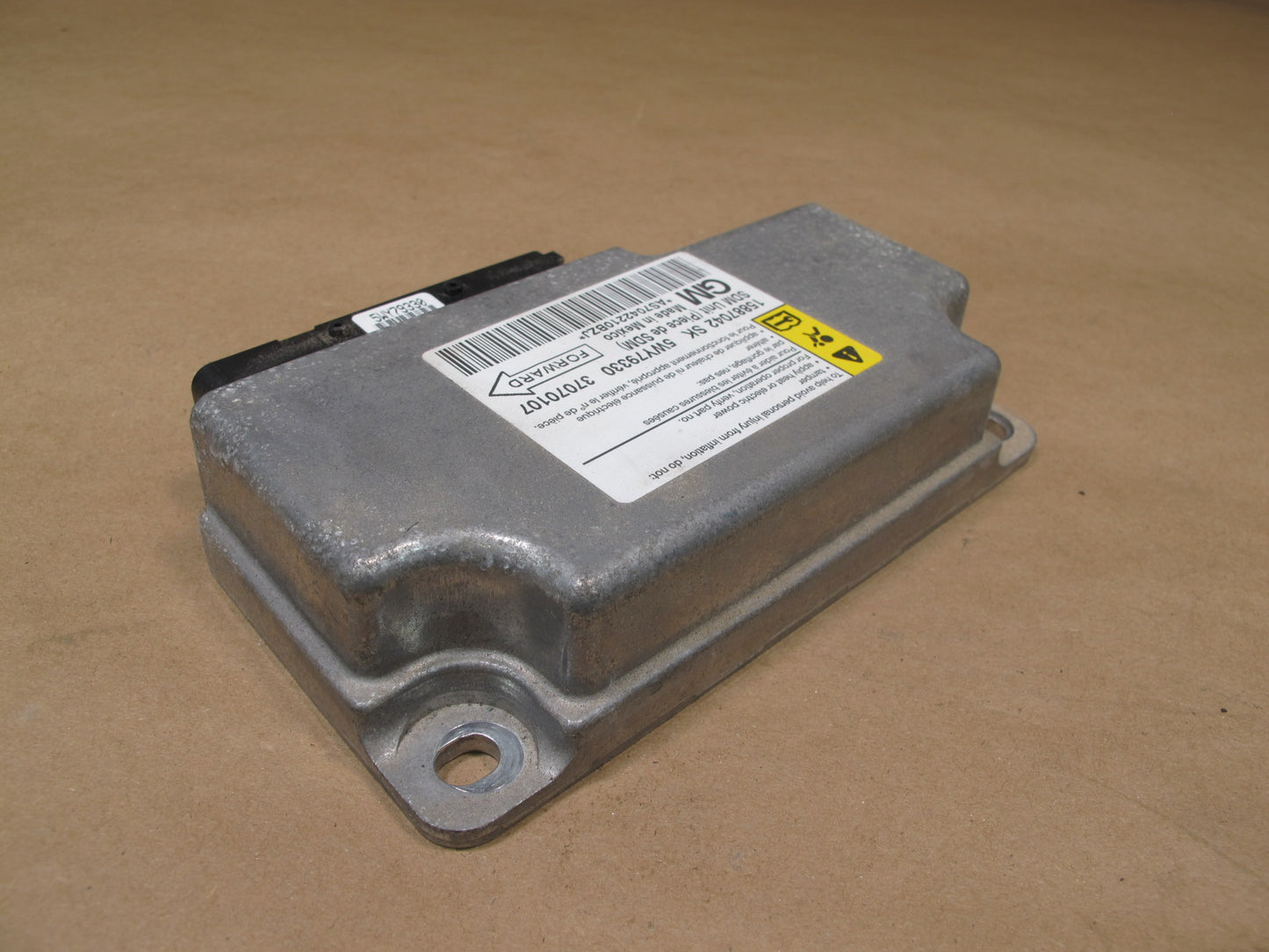 07-10 SATURN SKY SRS AIRBAG CONTROL MODULE UNIT 15887042 OEM