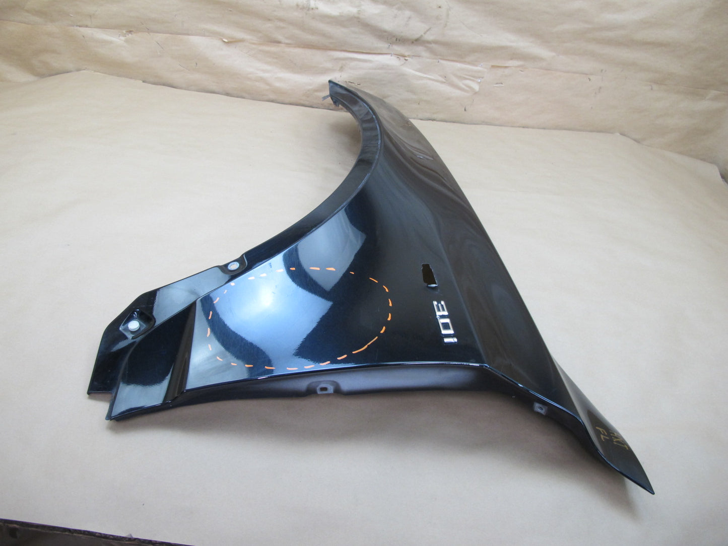 05-10 BMW E83 X3 Front Left Driver Side Fender Shell Panel Cover Black OEM