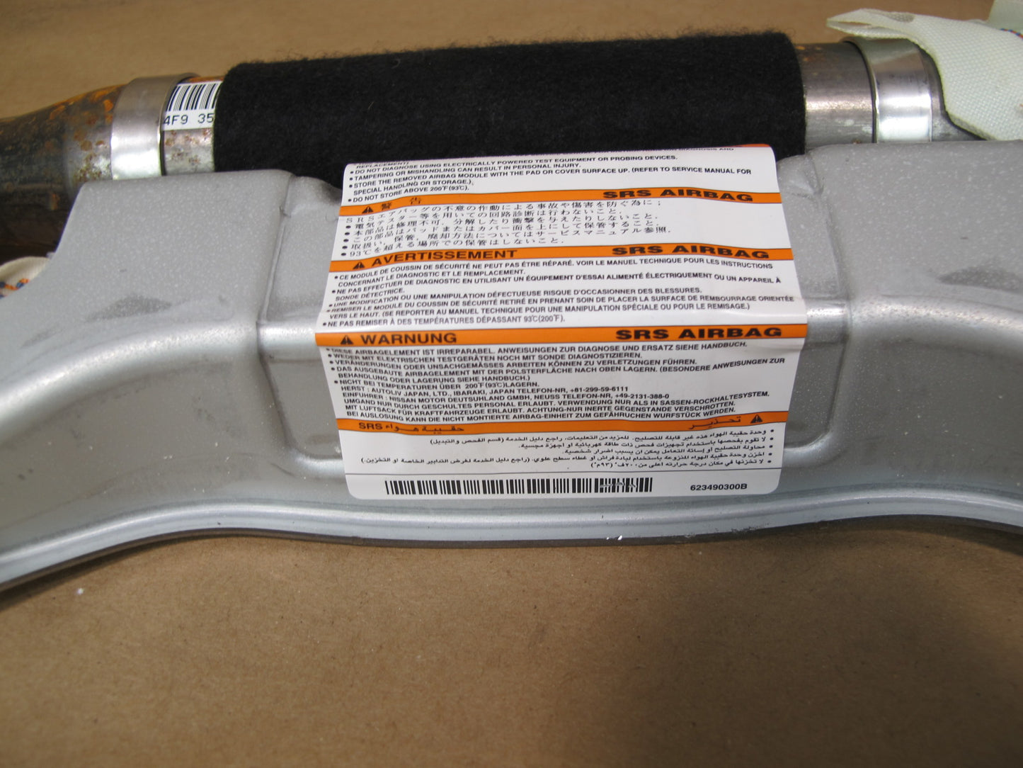 14-20 INFINITI QX80 RIGHT PASSENGER SIDE ROOF SRS AIRBAG OEM