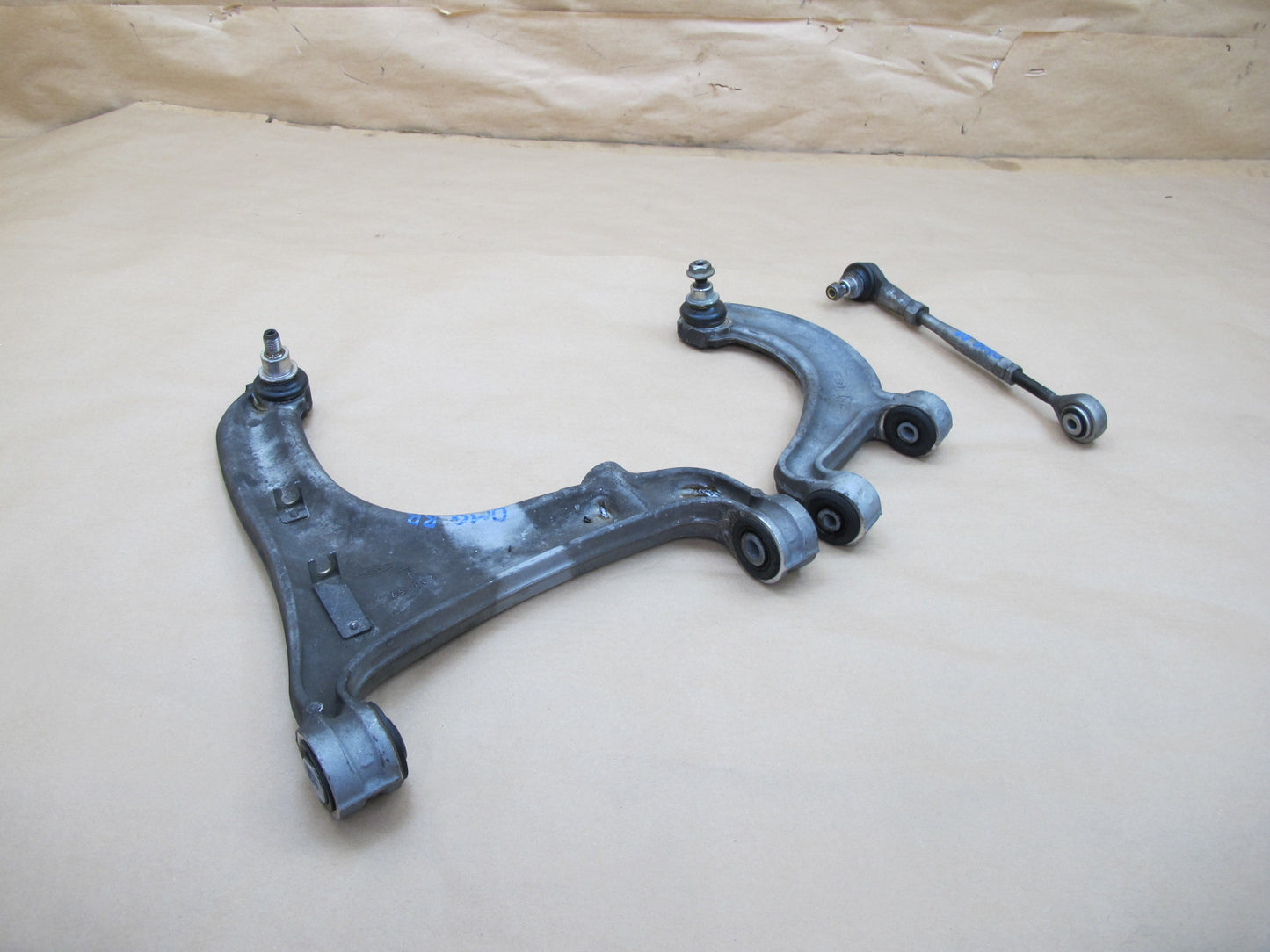 03-12 Maserati Quattroporte M139 Rear Right Side Control Arm Set of 3 OEM