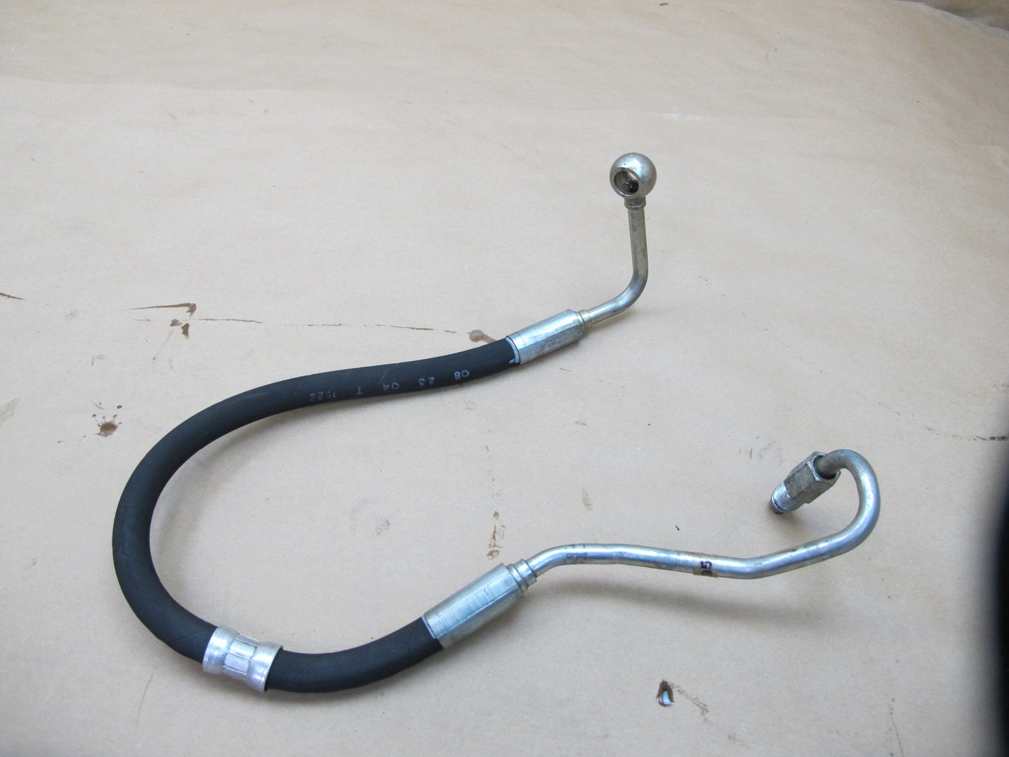 03-08 Maserati Quattroporte Power Steering Pressure Line Hose Pipe Set OEM