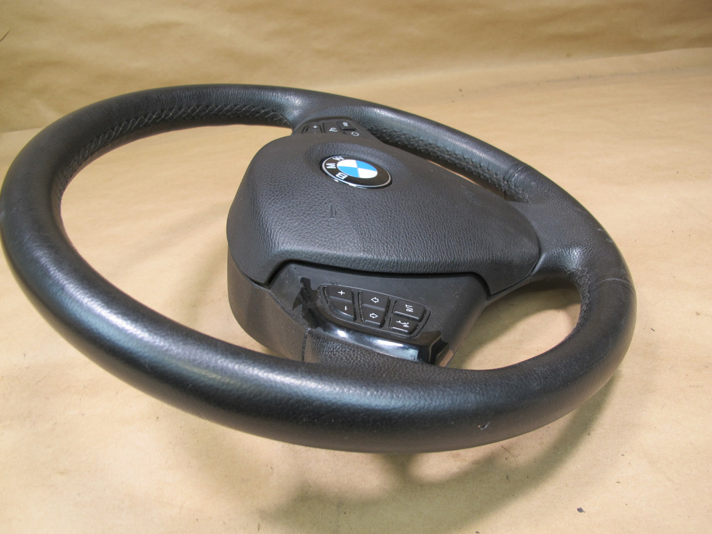 07-10 BMW E83 X3 FRONT LEFT DRIVER SIDE STEERING WHEEL W/ SRS AIRBAG OEM