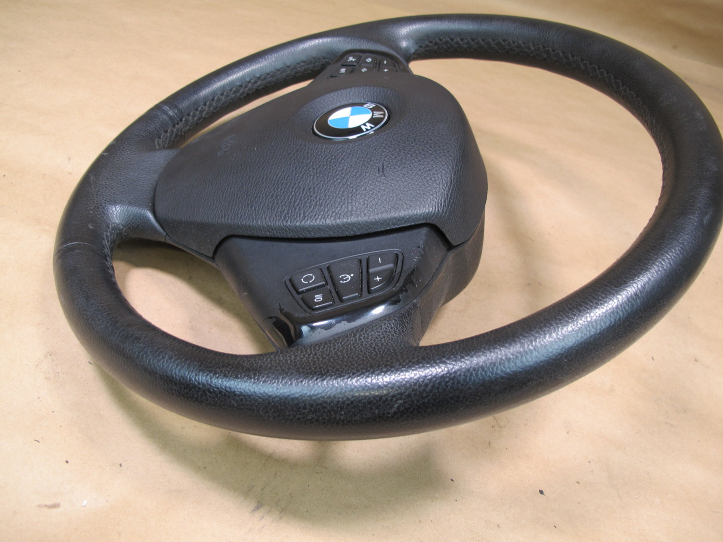 07-10 BMW E83 X3 FRONT LEFT DRIVER SIDE STEERING WHEEL W/ SRS AIRBAG OEM