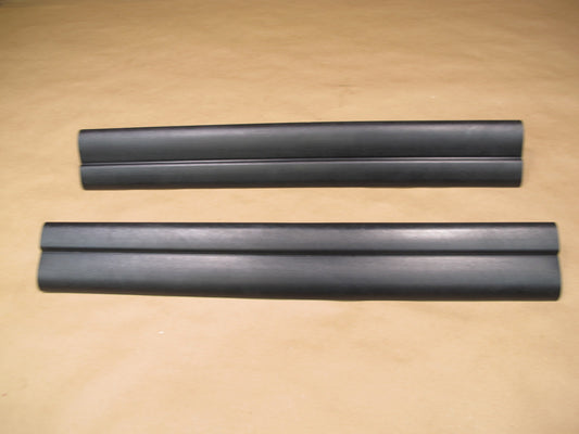 04-10 BMW E83 X3 Set of 2 Front Door Scuff Sill Plate Trim Cover Panel OEM