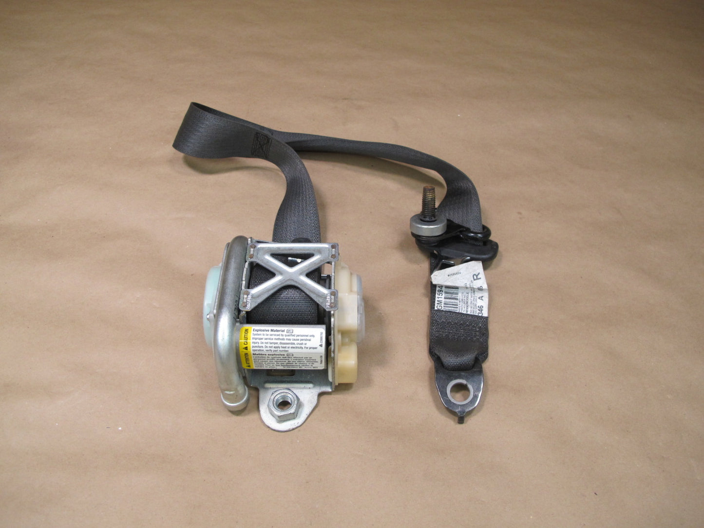 07-10 SATURN SKY FRONT LEFT & RIGHT SIDE SEATBELT RETRACTOR SET OEM