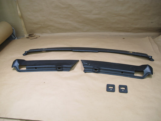 94-02 Mercedes R129 Front Headliner Panel Roof Latch Trim Set OEM