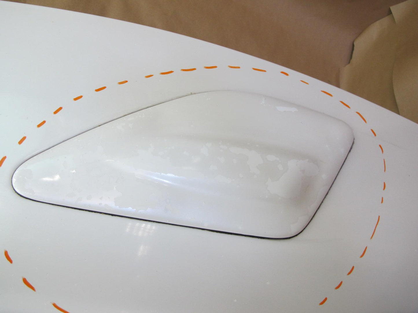 1991-1993 Mitsubishi 3000GT Front Hood Bonnet Shell Cover Panel White