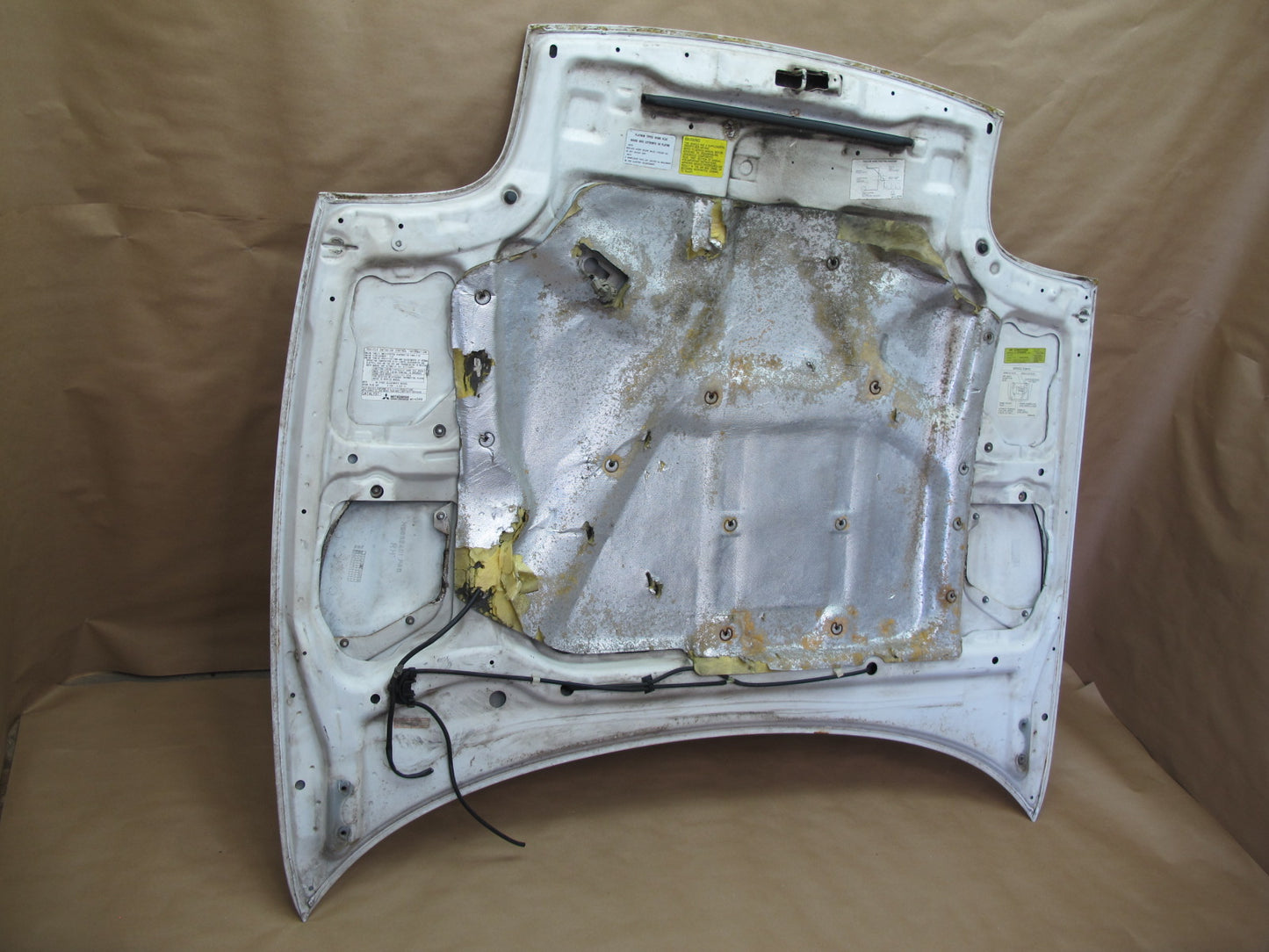 1991-1993 Mitsubishi 3000GT Front Hood Bonnet Shell Cover Panel White