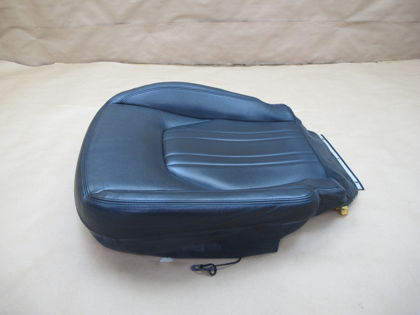 14-17 Maserati Ghibli M157 Front Left Seat Lower Leather Cushion OEM